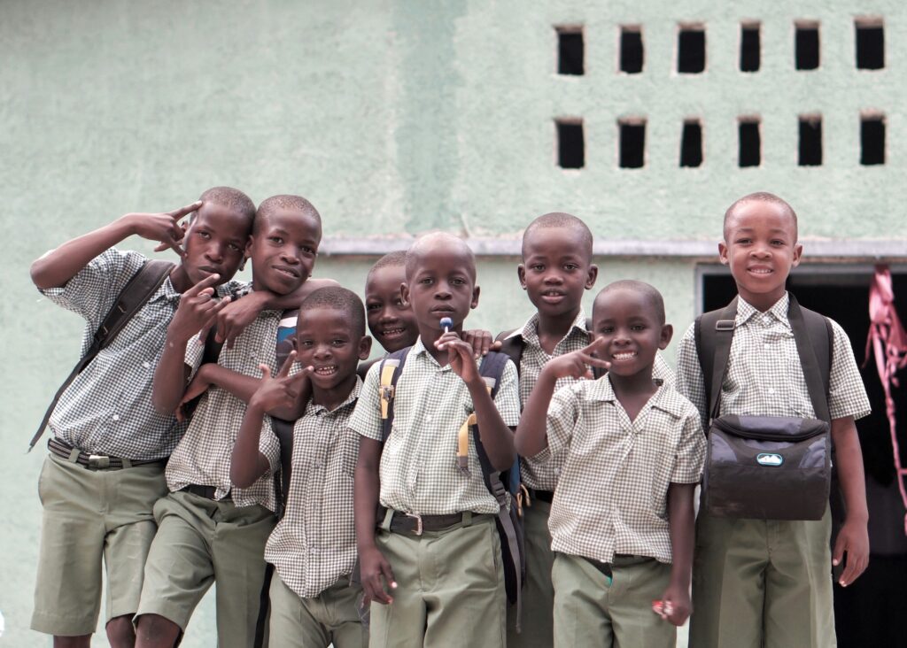 school children